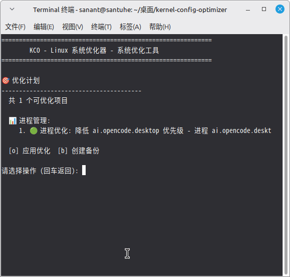 点击放大图片 KCO---Linux系统优化器0.3.4
