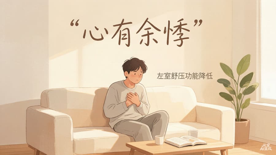 “心有余悸“