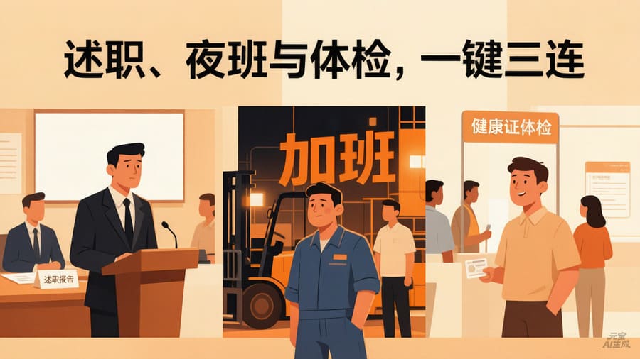 述职、夜班与体检，一键三连