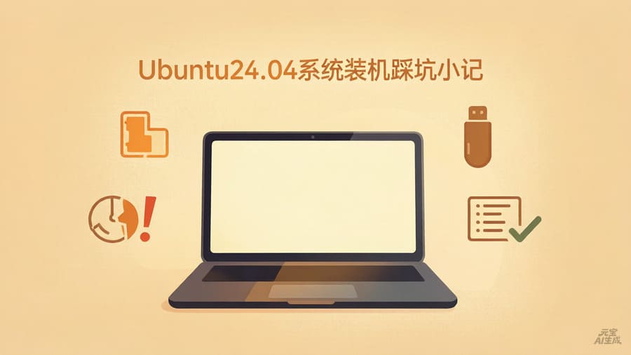 Ubuntu24.04系统装机踩坑小记